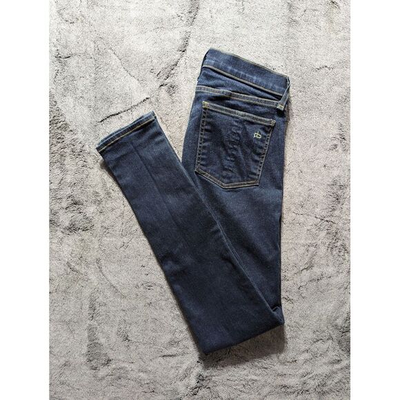 Rag & Bone Legging Jeans Women's Size 28 Dark Wash - Picture 1 of 14
